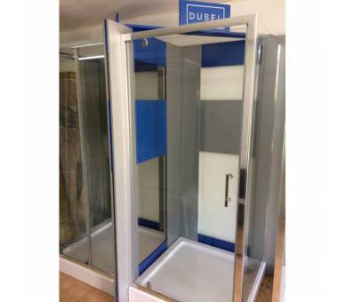 Душова кабіна Dusel скло А-516 100х100х1900 прозоре