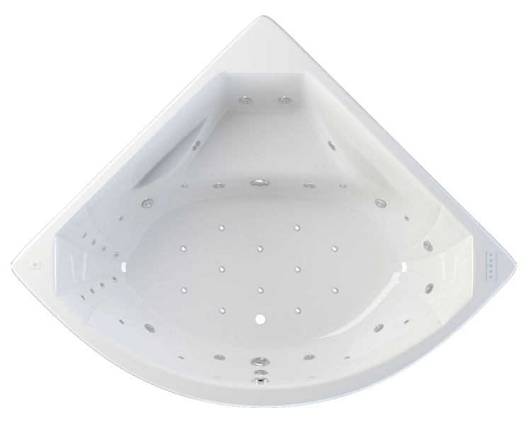Гидро- аэромассажная ванна Riva Pool Turandot MAX 175x175 см.