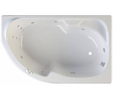 Гидромассажная ванна Riva Pool Nabucco 170x105 см правая