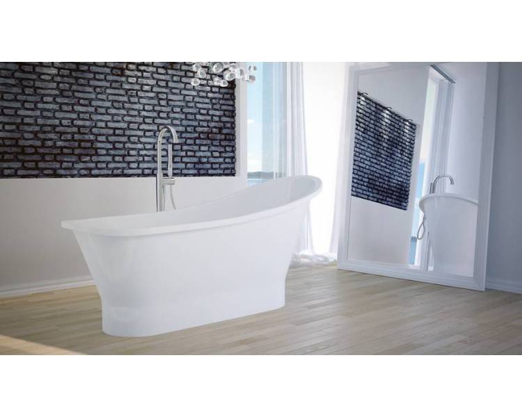 Отдельностоящая ванна BESCO GLORIA NOVA ретро 160х68 с сифоном