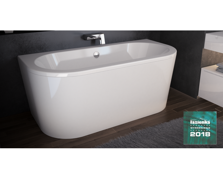 Ванна BESCO VISTA ретро 170x75 с сифоном