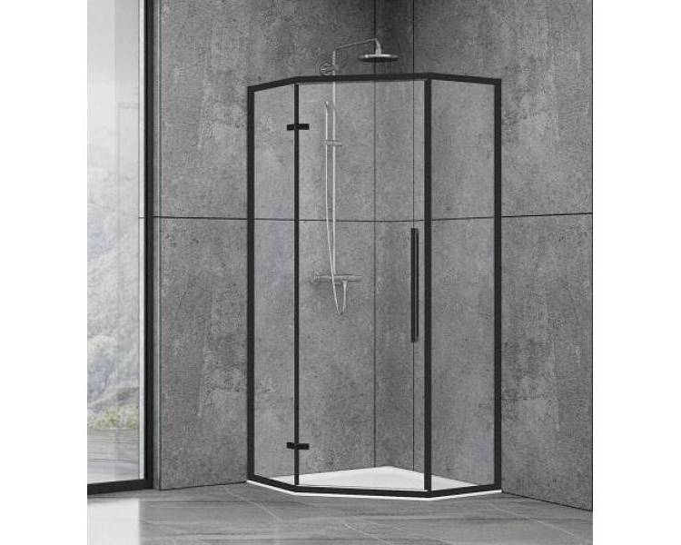 Душова кабіна DUSEL DL197HB Black Matt 100x100x190 cm.santehdom.kiev.ua Душова кабіна DUSEL DL197HB Black Matt 100x100x190 cm.santehdom.kiev.ua
