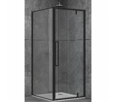 Душевая кабина DUSEL DL198B+DL196B Black Matt 100x100x190