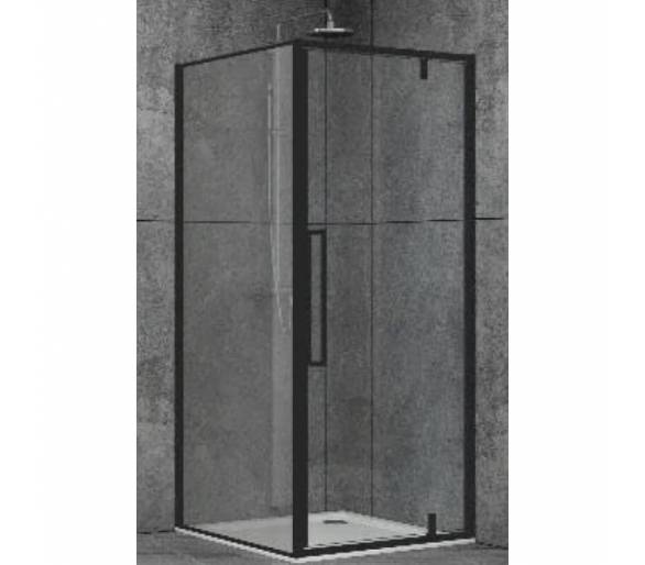 Душевая кабина DUSEL DL198B+DL196B Black Matt 100x100x190