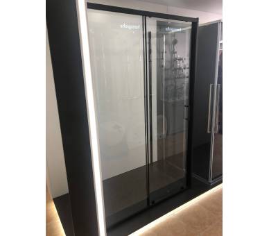 Душевая кабина EF-185B+EF181B Black Matt 120x80x190