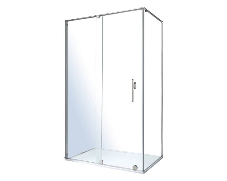 Душова кабіна TEO 117,5x87,5x200 см прозоре скло 8мм