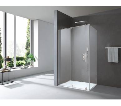 Душова кабіна TEO 117,5x87,5x200 см прозоре скло 8мм