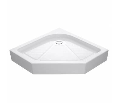 П'ятикутна душова кабіна IRIS 100x100x211см з піддоном і сифоном