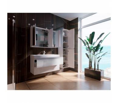 Шафа дзеркальна JUVENTA SAVONA SvM-80 WHITE 700X800X180