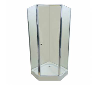 Пятиугольная душевая кабина 100x100 B-009-10 с поддоном