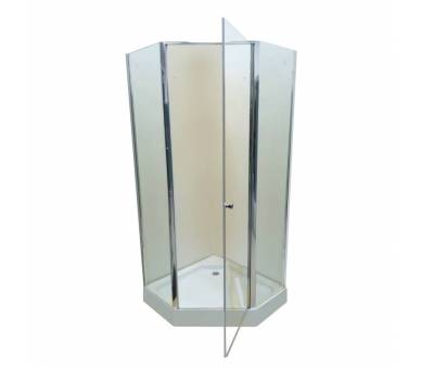 Пятиугольная душевая кабина 100x100 B-009-10 с поддоном