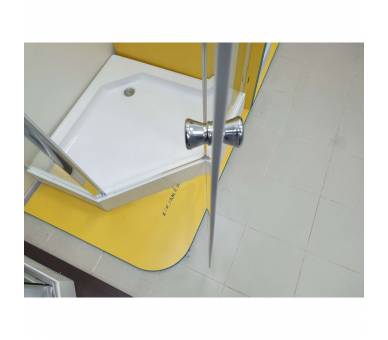 Пятиугольная душевая кабина 100x100 B-009-10 с поддоном
