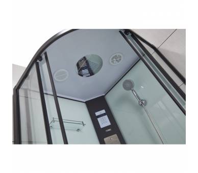 Гідромасажна коробка Чорний Dusel DSC-DU511-100SB 100x100 Низький піддон