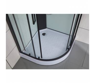 Гидромассажный бокс черный Dusel Dusel DSC-DU511-90SB 90x90 низкий поддон