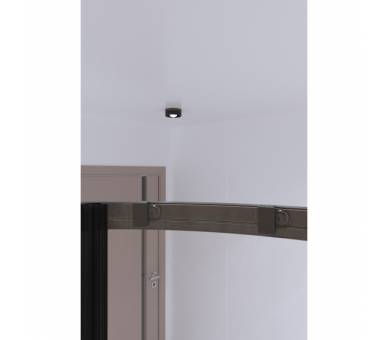 Душевая кабина Qtap Taurus BLA1099AC6 90x90 см. черный профиль