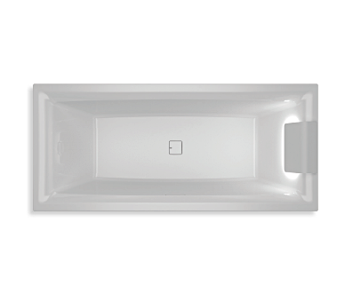 Ванна акриловая Riho STILL SQUARE LED 180x80 Правая