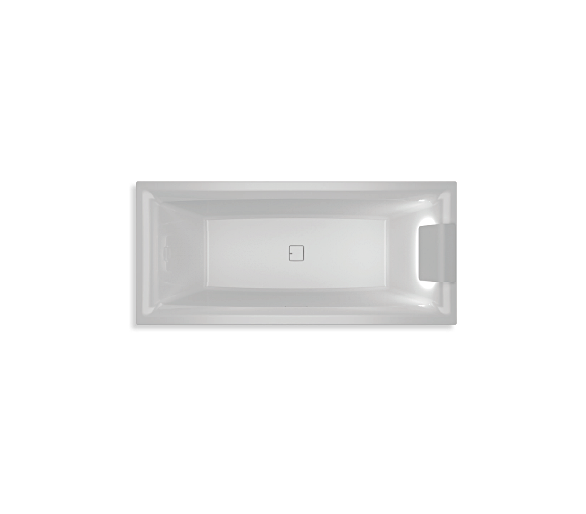 Ванна акриловая Riho STILL SQUARE LED 180x80 Правая