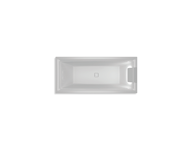 Ванна акриловая Riho STILL SQUARE LED 180x80 Правая