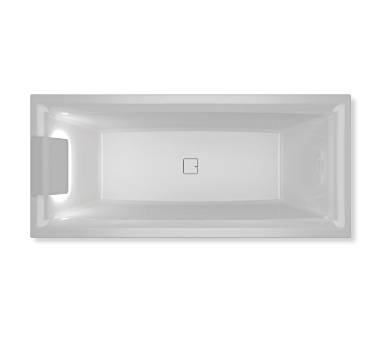 Ванна акриловая Riho STILL SQUARE LED 180x80 Левая