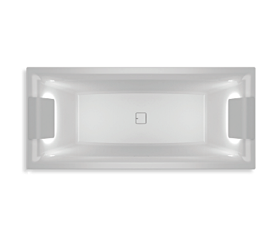 Ванна акриловая Riho STILL SQUARE LED 180x80