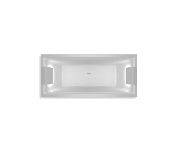 Ванна акриловая Riho STILL SQUARE LED 180x80