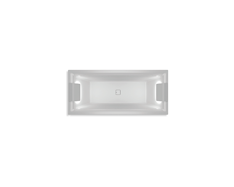 Ванна акриловая Riho STILL SQUARE LED 180x80