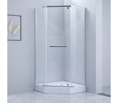 Душова кабіна Lidz Dozorca SC90x90.CRM.LOW.TR з піддоном