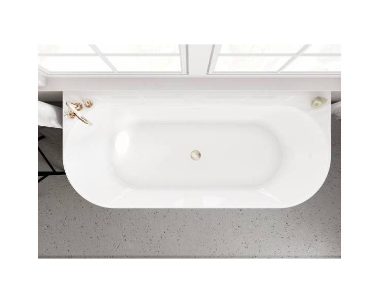 Окремо стоїть ванна BALI MIRAGGIO 169x66x56 см.