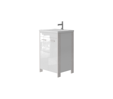 Тумба JUVENTA BROOKLYN Br-55 белая 830x550x455