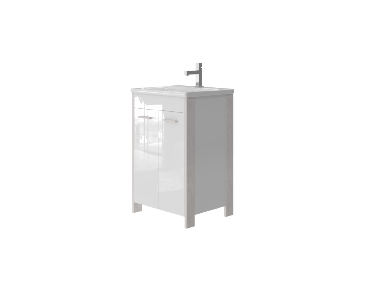 Тумба JUVENTA BROOKLYN Br-55 белая 830x550x455