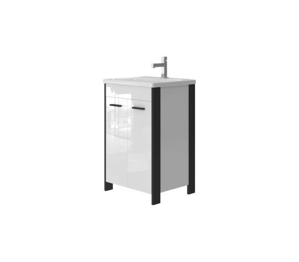 Тумба JUVENTA BROOKLYN Br-55 белая 830x550x455