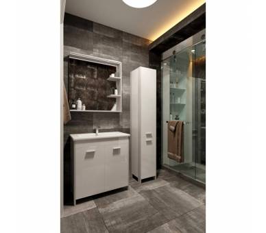 Тумба JUVENTA BROOKLYN Br-55 белая 830x550x455