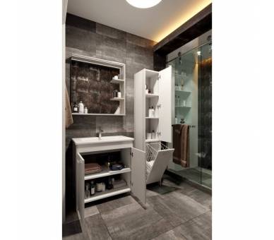 Тумба JUVENTA BROOKLYN Br-55 белая 830x550x455