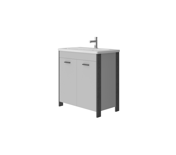 Тумба JUVENTA BROOKLYN Br-55 белая 830x550x455