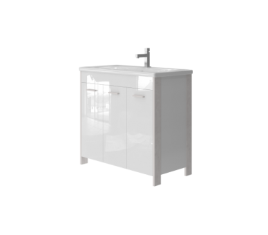 Тумба JUVENTA BROOKLYN Br-55 белая 830x550x455