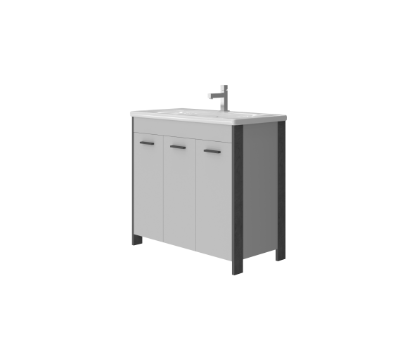 Тумба JUVENTA BROOKLYN Br-55 белая 830x550x455