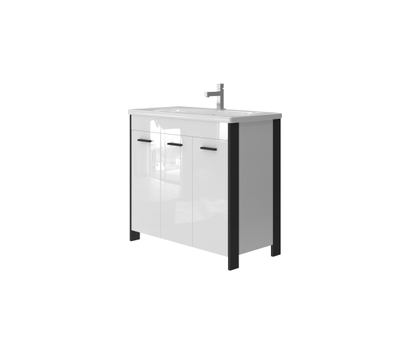 Тумба JUVENTA BROOKLYN Br-55 белая 830x550x455