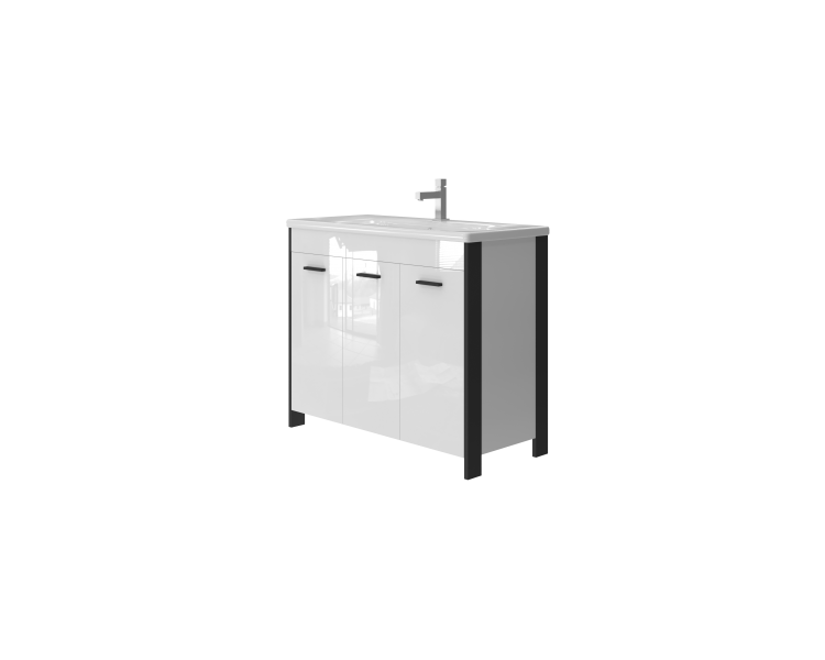 Тумба JUVENTA BROOKLYN Br-55 белая 830x550x455