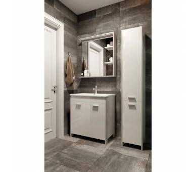 Зеркало JUVENTA BROOKLYN BrM-55 белое 850x550x120