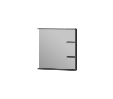 Зеркало JUVENTA BROOKLYN BrM-80 серое 850x800x120