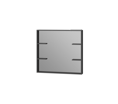 Зеркало JUVENTA BROOKLYN BrM-90 серое 850x900x120
