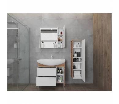 Пенал BOTTICELLI VELLUTO VltP-120 білий 1200x330x345