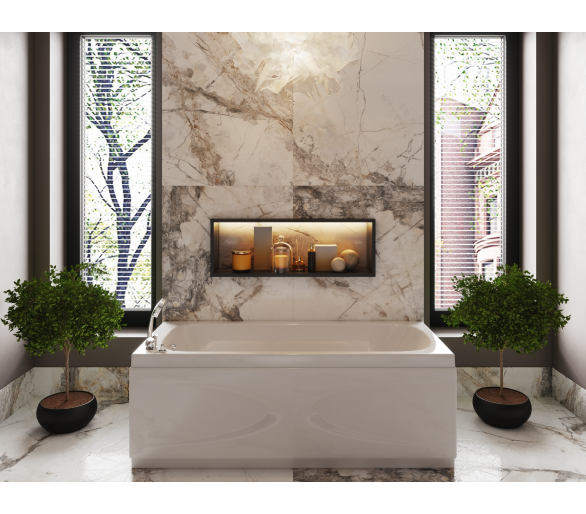 Ванна акриловая WGT® Rialto Orta 150x70 прямоугольная