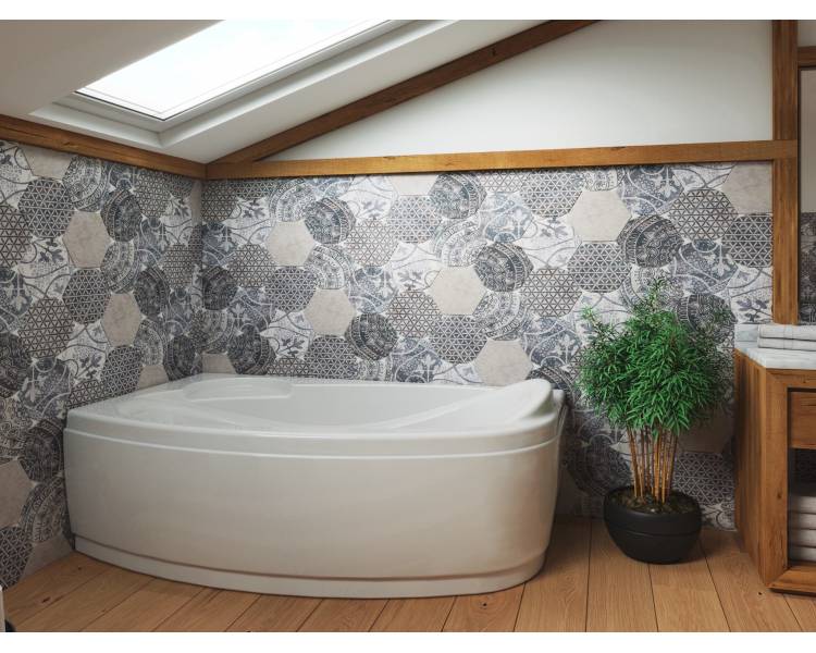 Ванна акриловая WGT® Rialto Turano 170x90 левая угловая