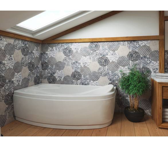 Ванна акриловая WGT® Rialto Turano 170x90 правая угловая