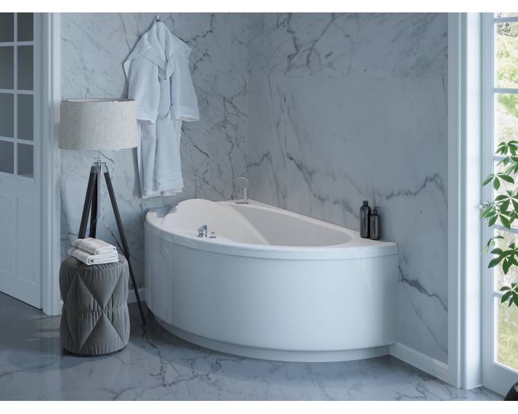 Ванна акриловая WGT® Rialto Lugano 170x108 левая угловая