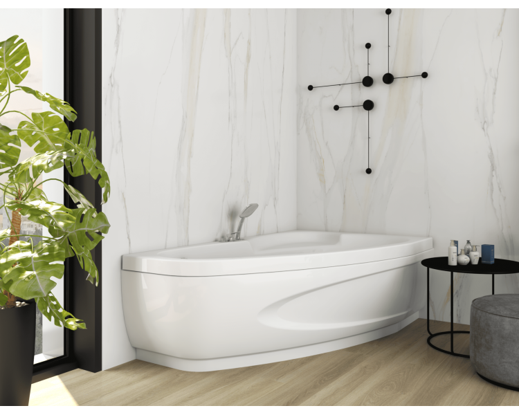 Ванна акриловая WGT® Rialto Somo 180x110 левая угловая