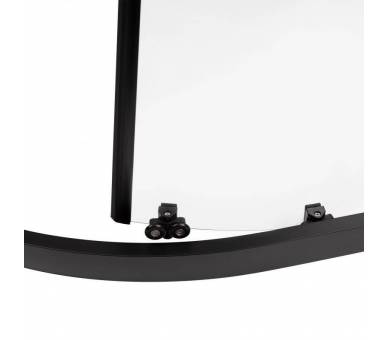 Душевая кабина Qtap Taurus BLA1099AC6 90x90 см. черный профиль