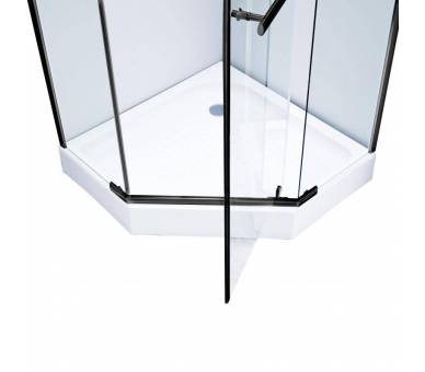 Пятиугольная душевая кабина DOZORCA SC90x90.BLA.LOW.TR