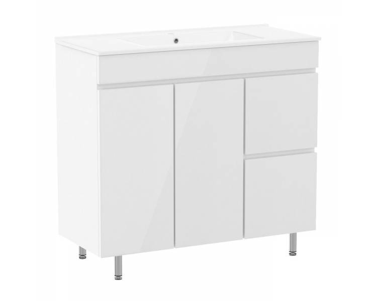 Тумба напольная с умывальником FLY 90 см.